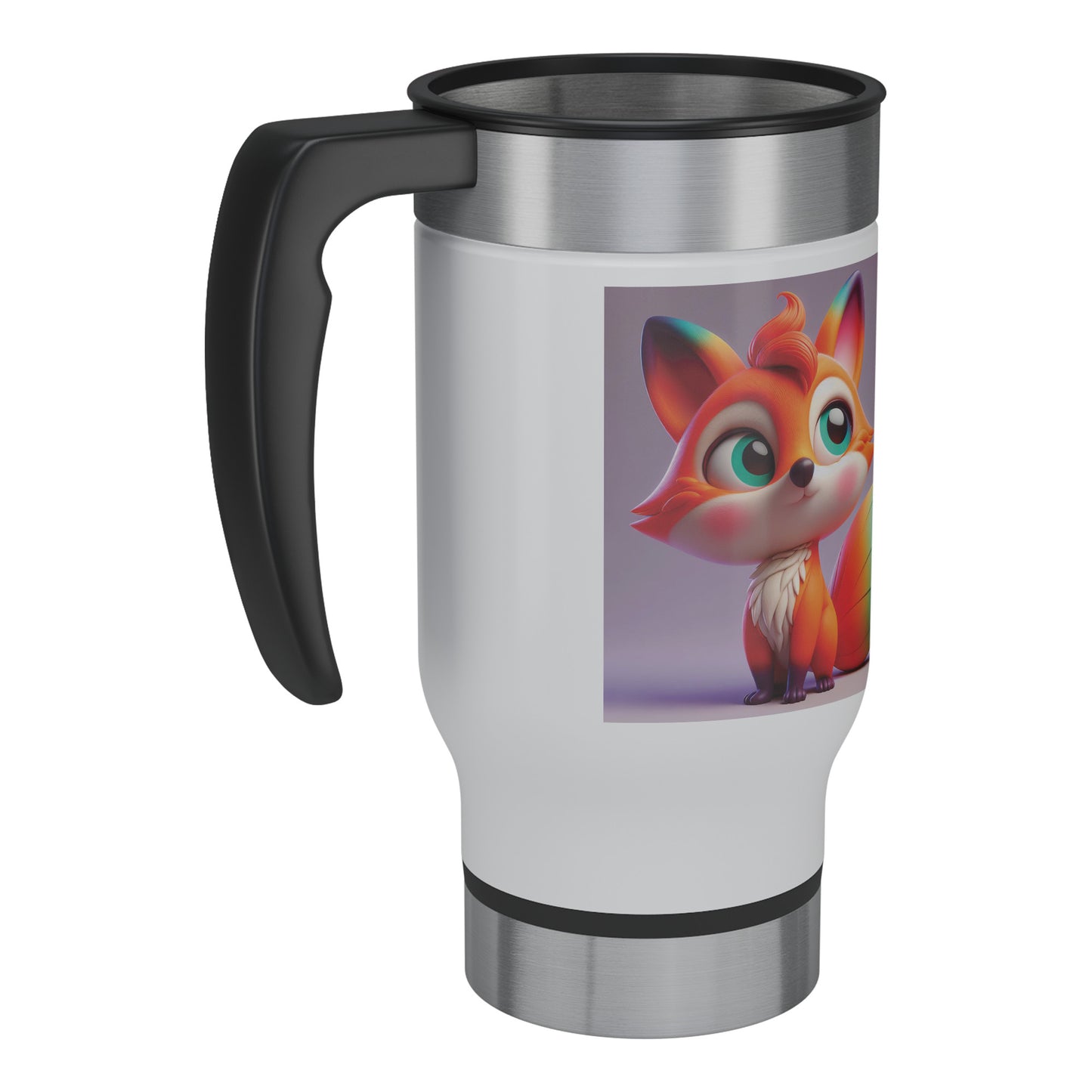 Cute & Adorable Mammals - 14oz Travel Mug - Fox #3