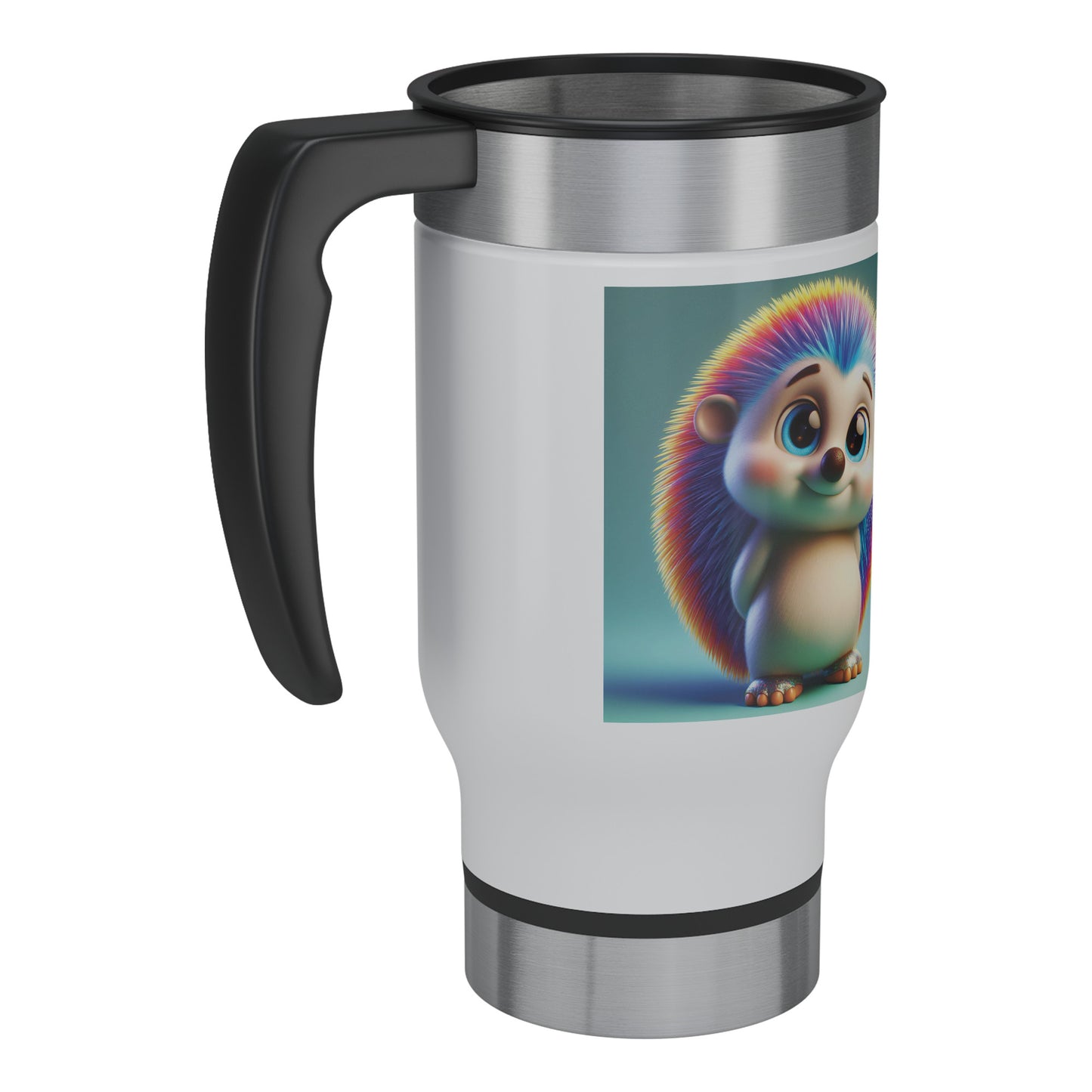 Cute & Adorable Mammals - 14oz Travel Mug - Hedgehog #1