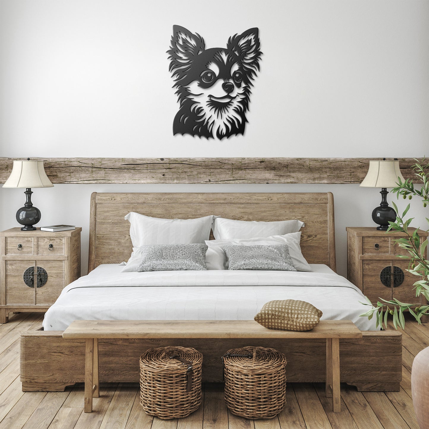 Dog Breeds - Die-Cut Metal Wall Art - Chihuahua #2