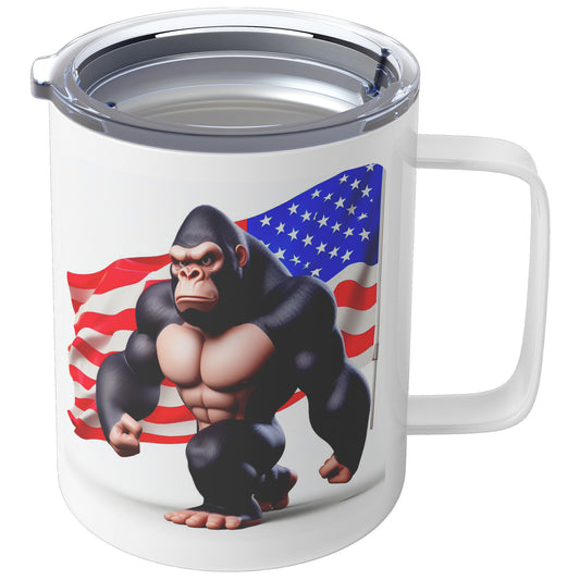 Grumpy Gorilla - Insulated Coffee Mug #12