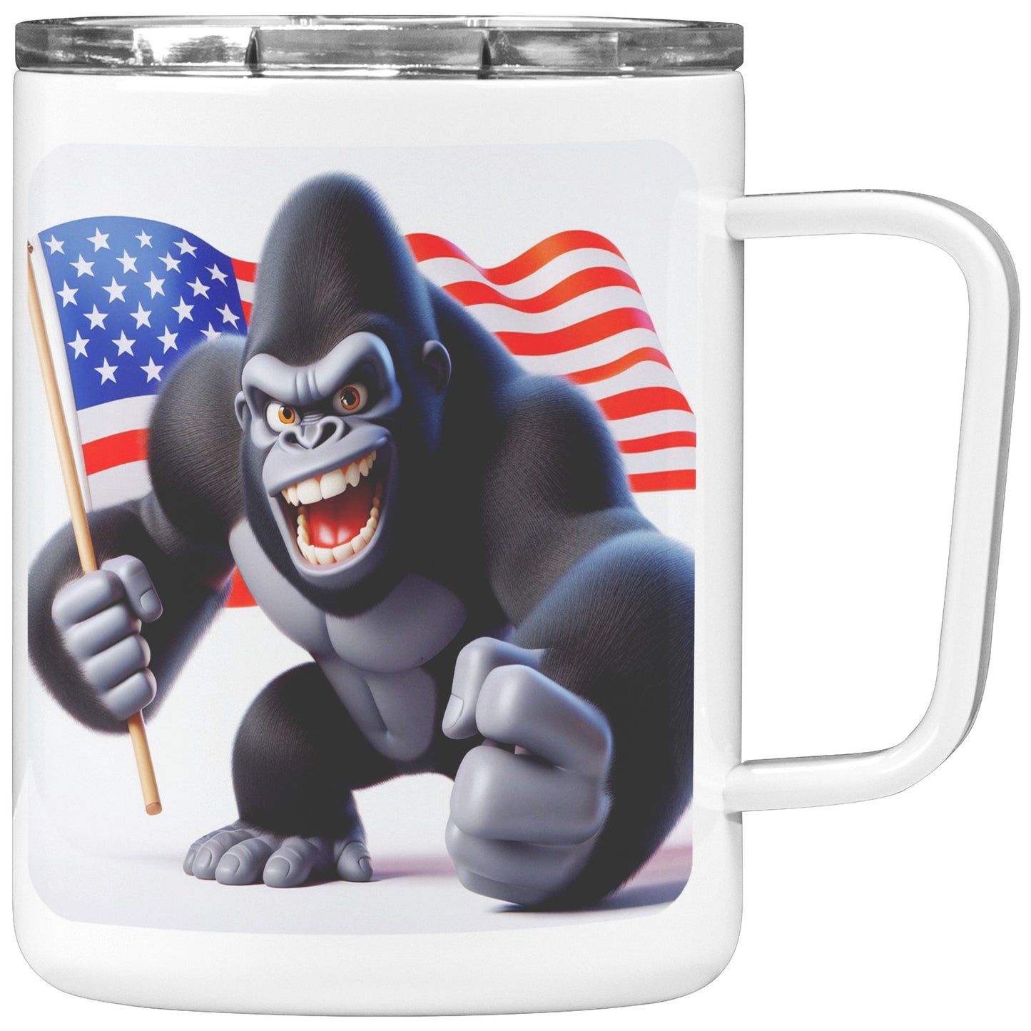 Grumpy Gorilla - Insulated Coffee Mug #1