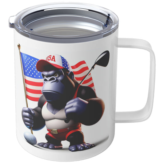 Grumpy Gorilla - Insulated Coffee Mug #23