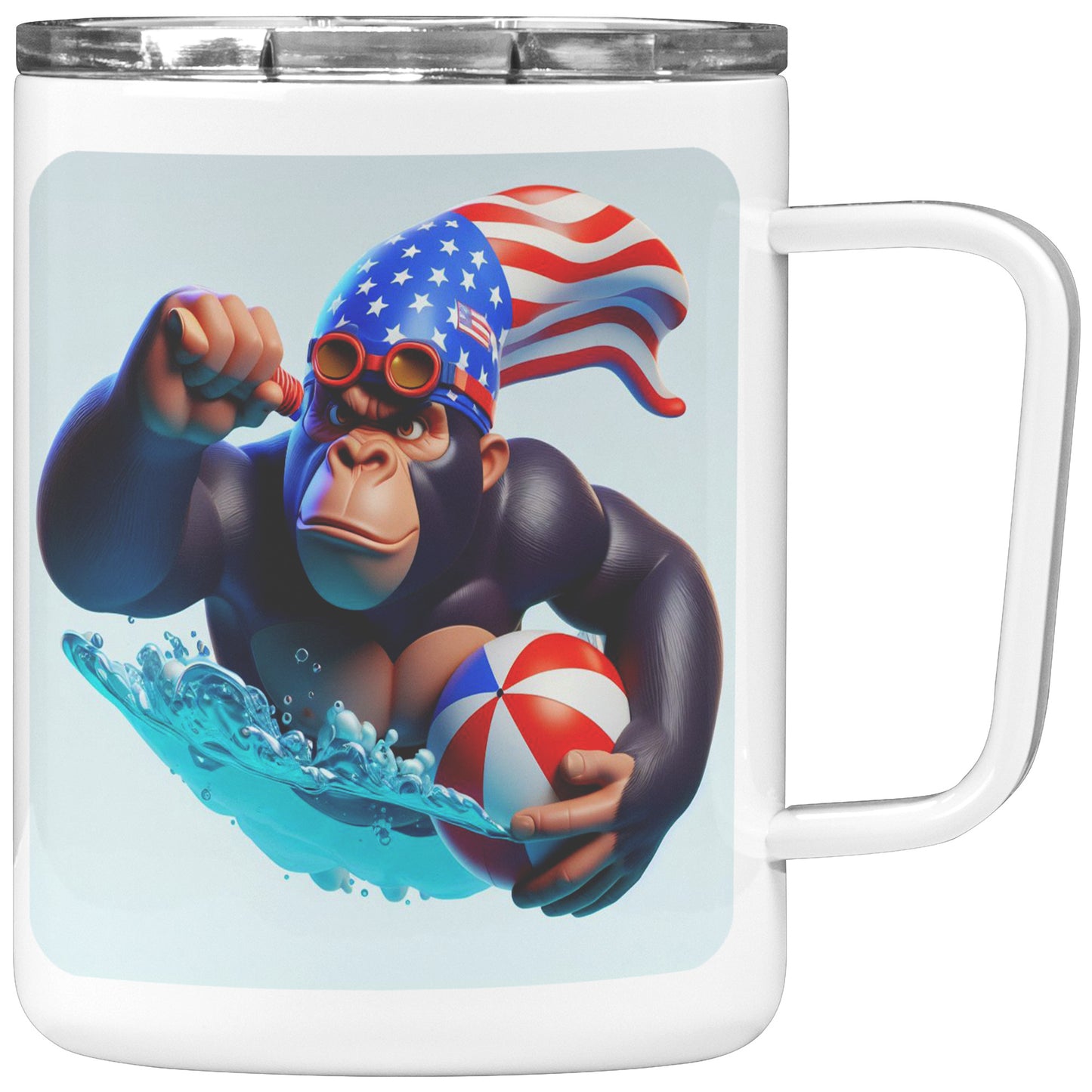 Grumpy Gorilla - Insulated Coffee Mug #24