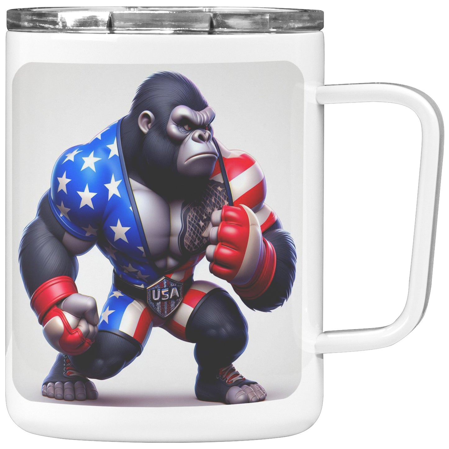 Grumpy Gorilla - Insulated Coffee Mug #29