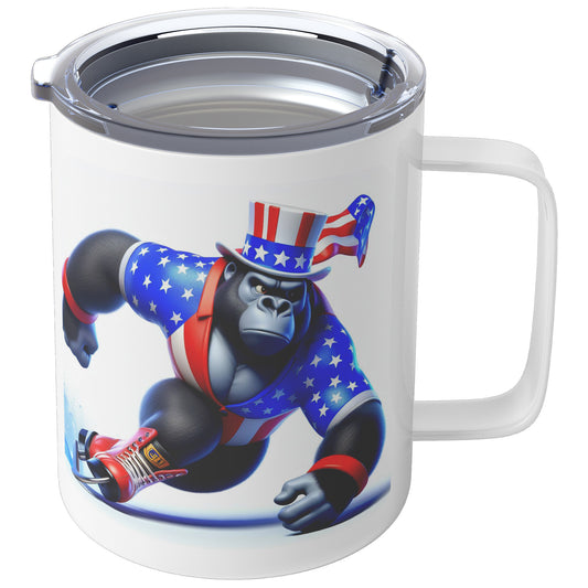 Grumpy Gorilla - Insulated Coffee Mug #32
