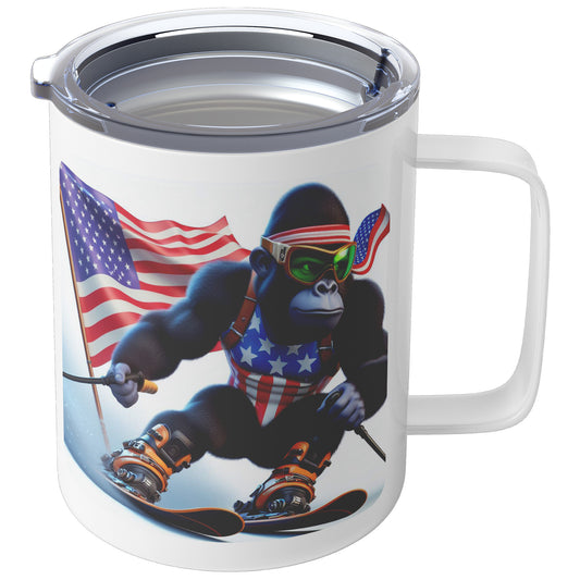 Grumpy Gorilla - Insulated Coffee Mug #33