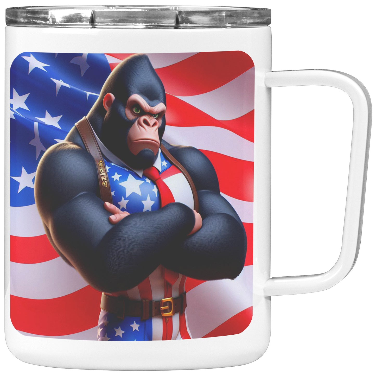 Grumpy Gorilla - Insulated Coffee Mug #3