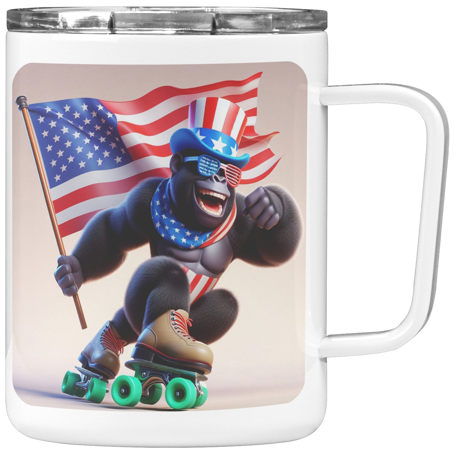 Grumpy Gorilla - Insulated Coffee Mug #34