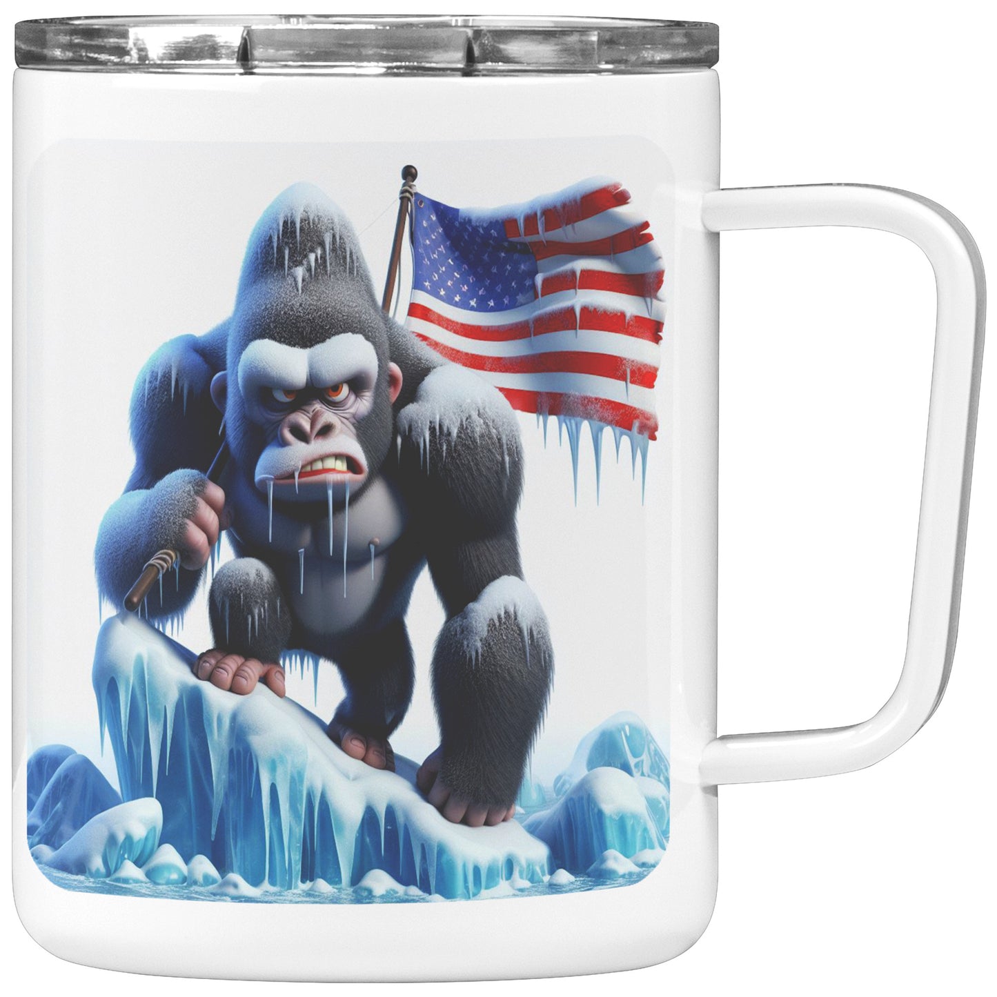 Grumpy Gorilla - Insulated Coffee Mug #39