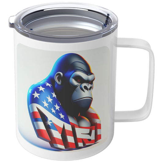 Grumpy Gorilla - Insulated Coffee Mug #4