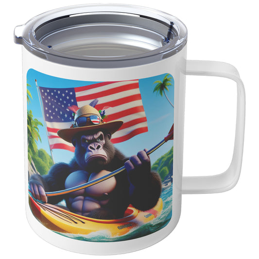Grumpy Gorilla - Insulated Coffee Mug #46
