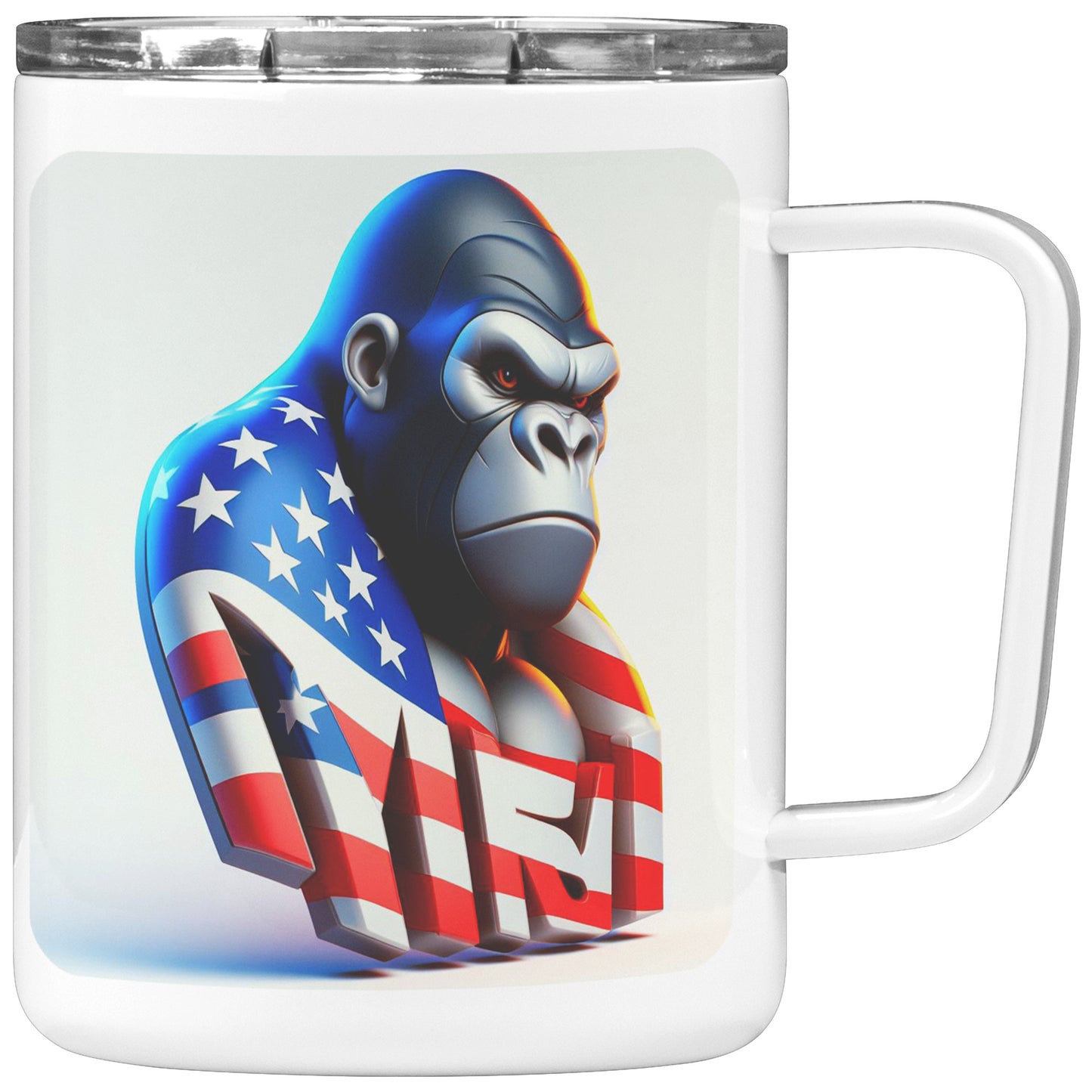 Grumpy Gorilla - Insulated Coffee Mug #4