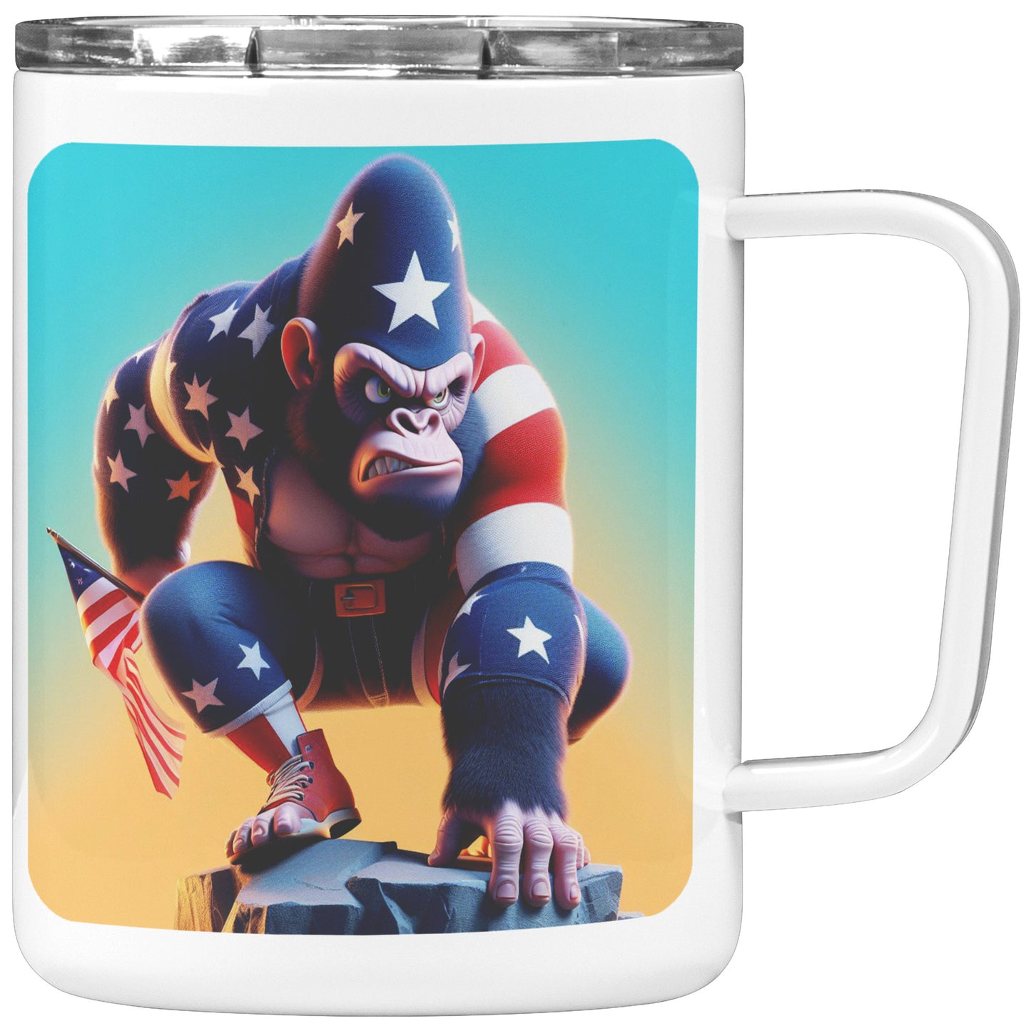 Grumpy Gorilla - Insulated Coffee Mug #42