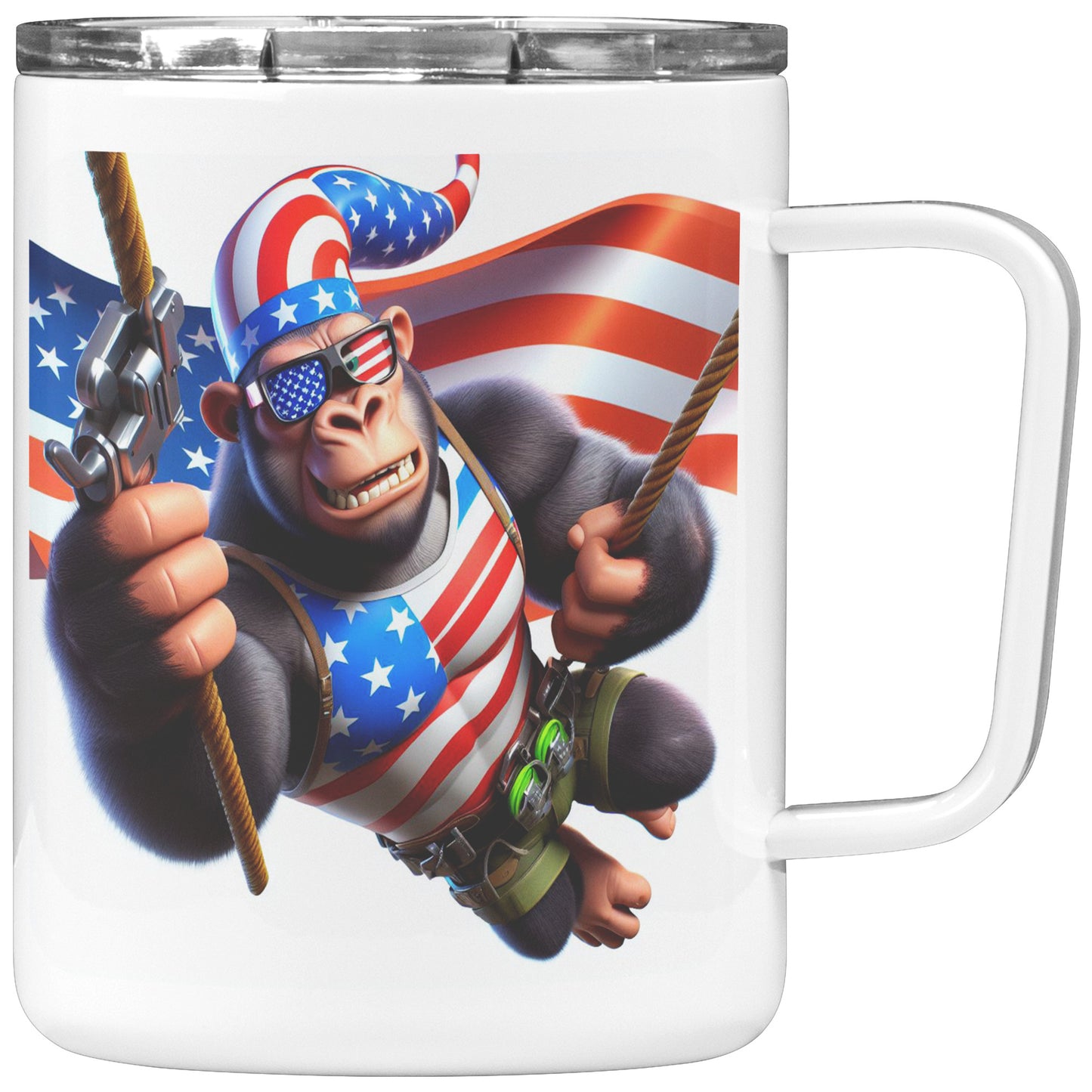 Grumpy Gorilla - Insulated Coffee Mug #45