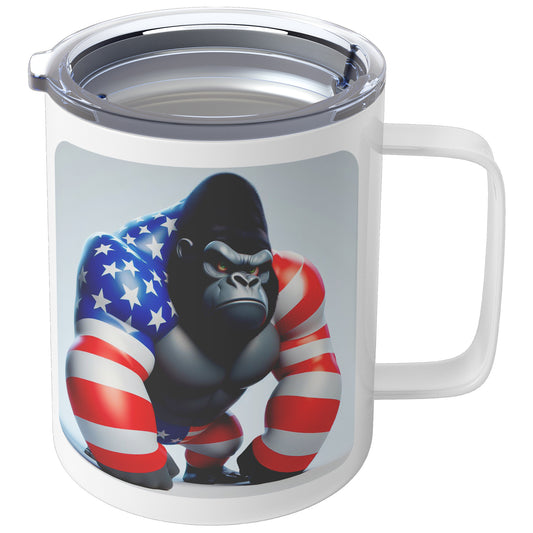 Grumpy Gorilla - Insulated Coffee Mug #7