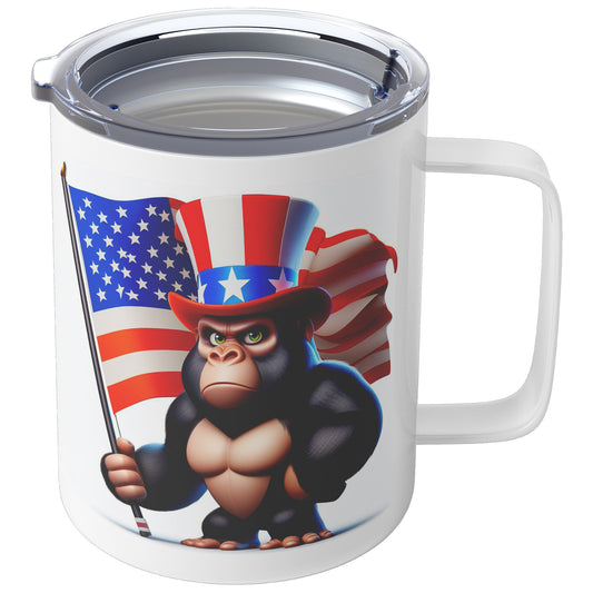 Grumpy Gorilla - Insulated Coffee Mug #9