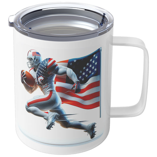 Man Football Player - Insulated Coffee Mug #24
