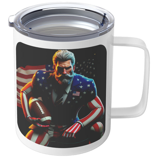 Man Football Player - Insulated Coffee Mug #49