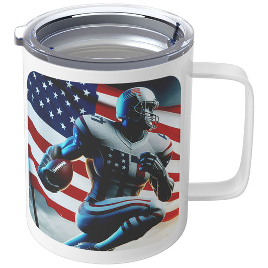 Man Football Player - Insulated Coffee Mug #32