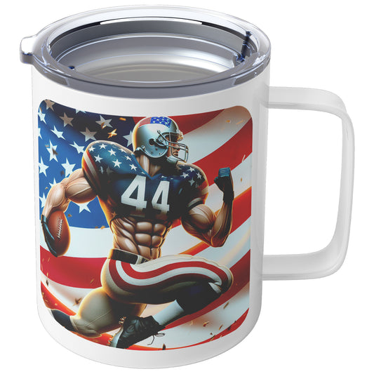 Man Football Player - Insulated Coffee Mug #52