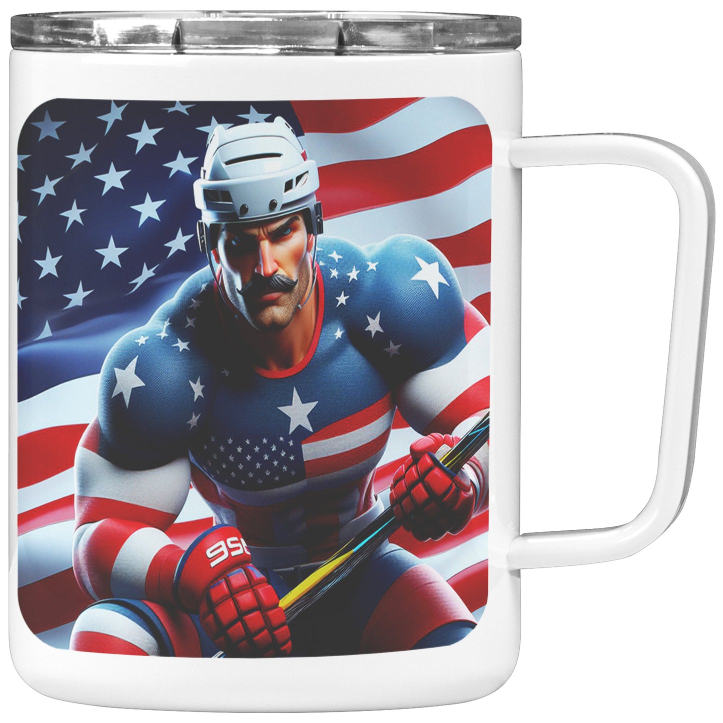 Man Ice Hockey Player - Coffee Mug #10