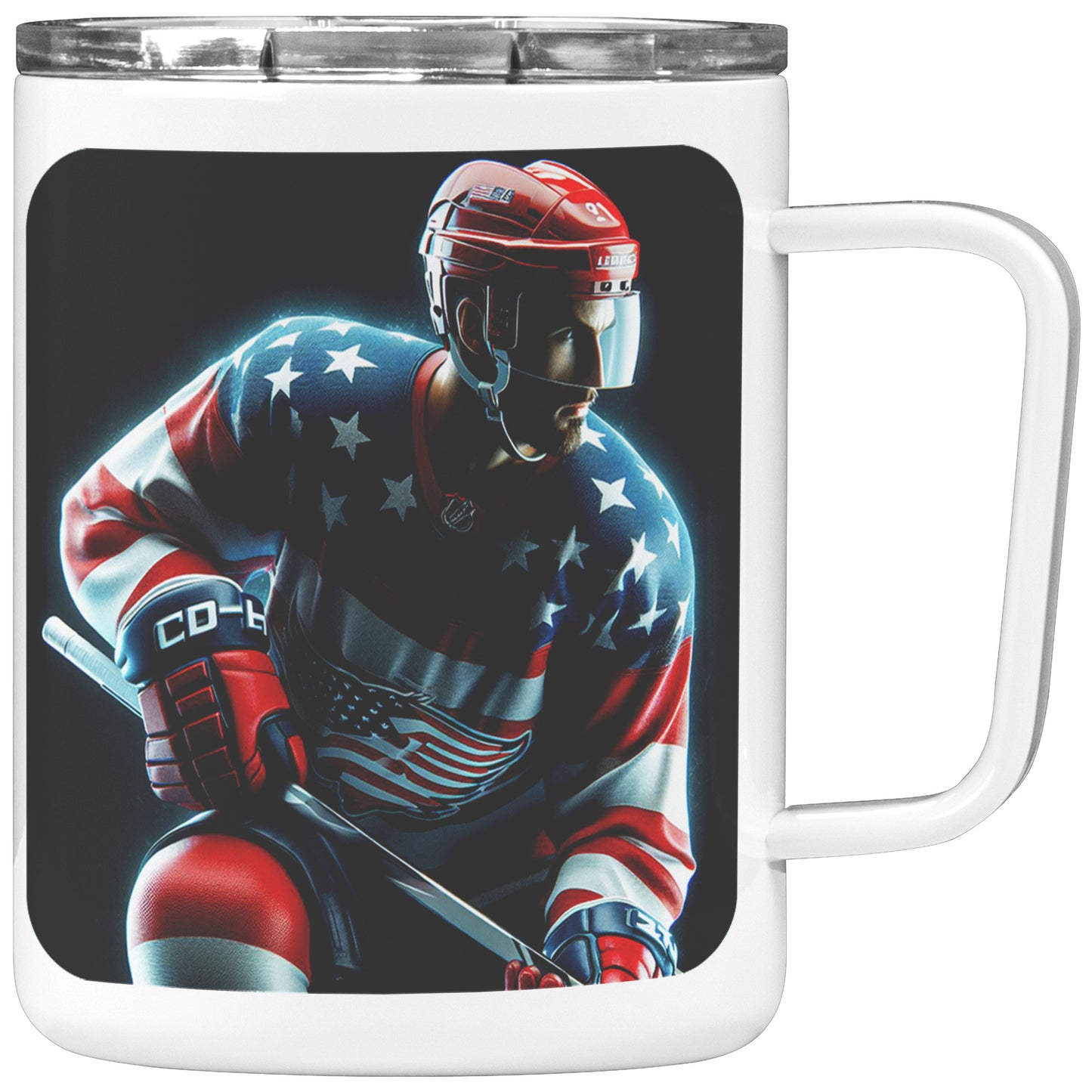 Man Ice Hockey Player - Coffee Mug #11