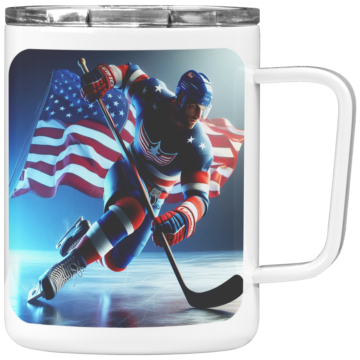 Man Ice Hockey Player - Coffee Mug #13