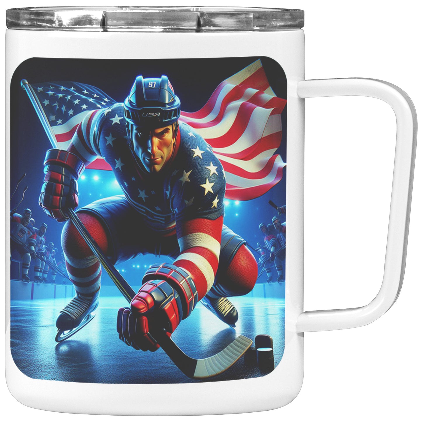 Man Ice Hockey Player - Coffee Mug #14