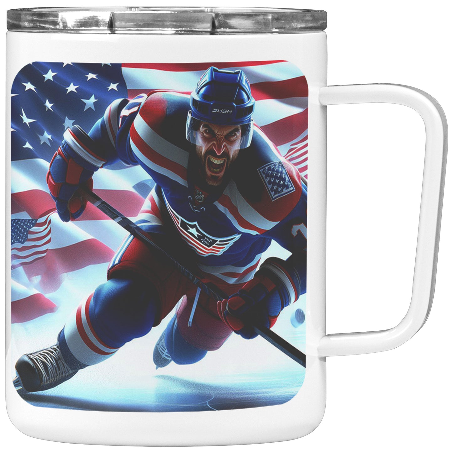 Man Ice Hockey Player - Coffee Mug #15