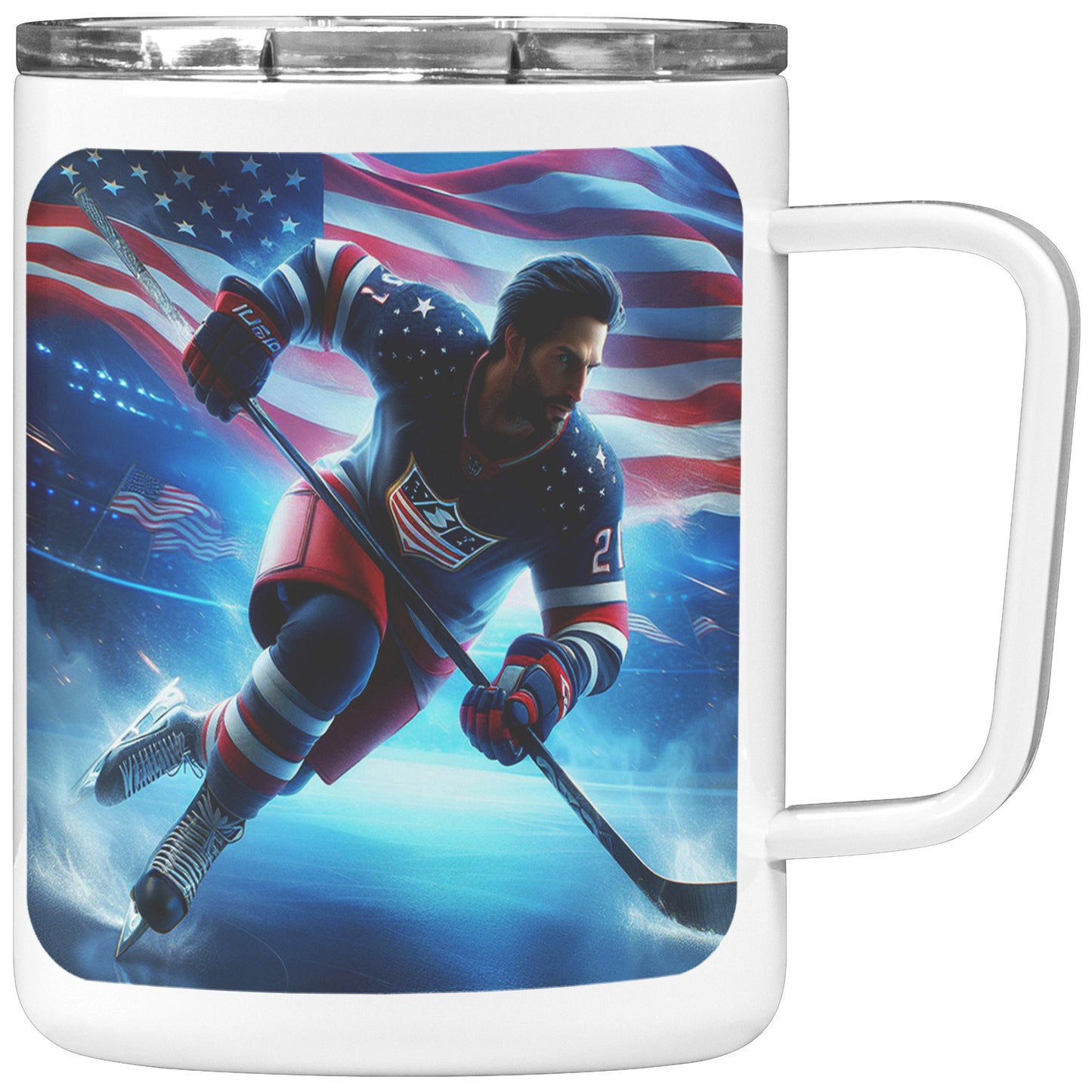 Man Ice Hockey Player - Coffee Mug #19