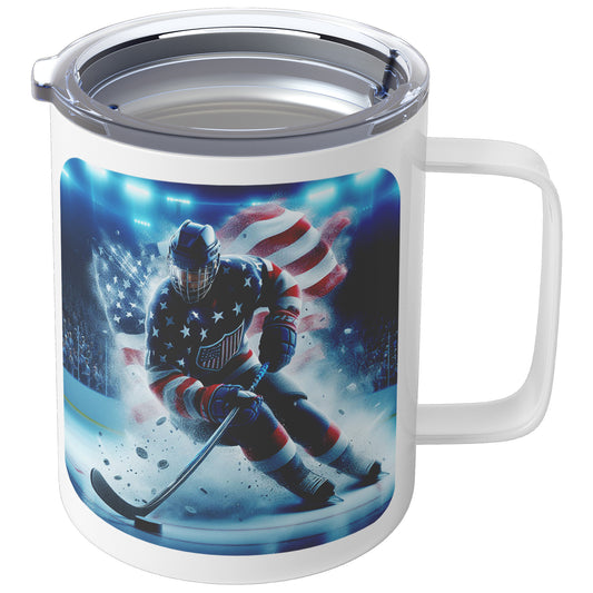 Man Ice Hockey Player - Coffee Mug #1