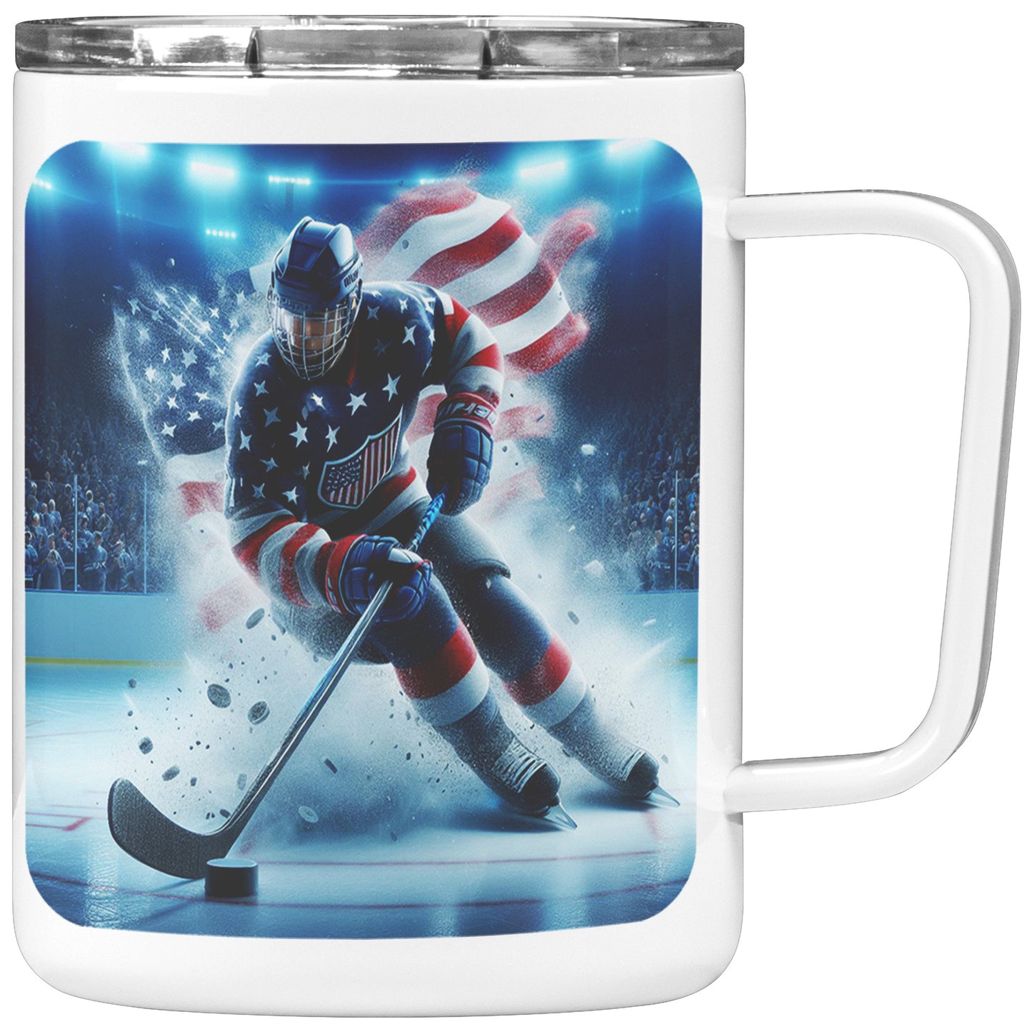 Man Ice Hockey Player - Coffee Mug #1
