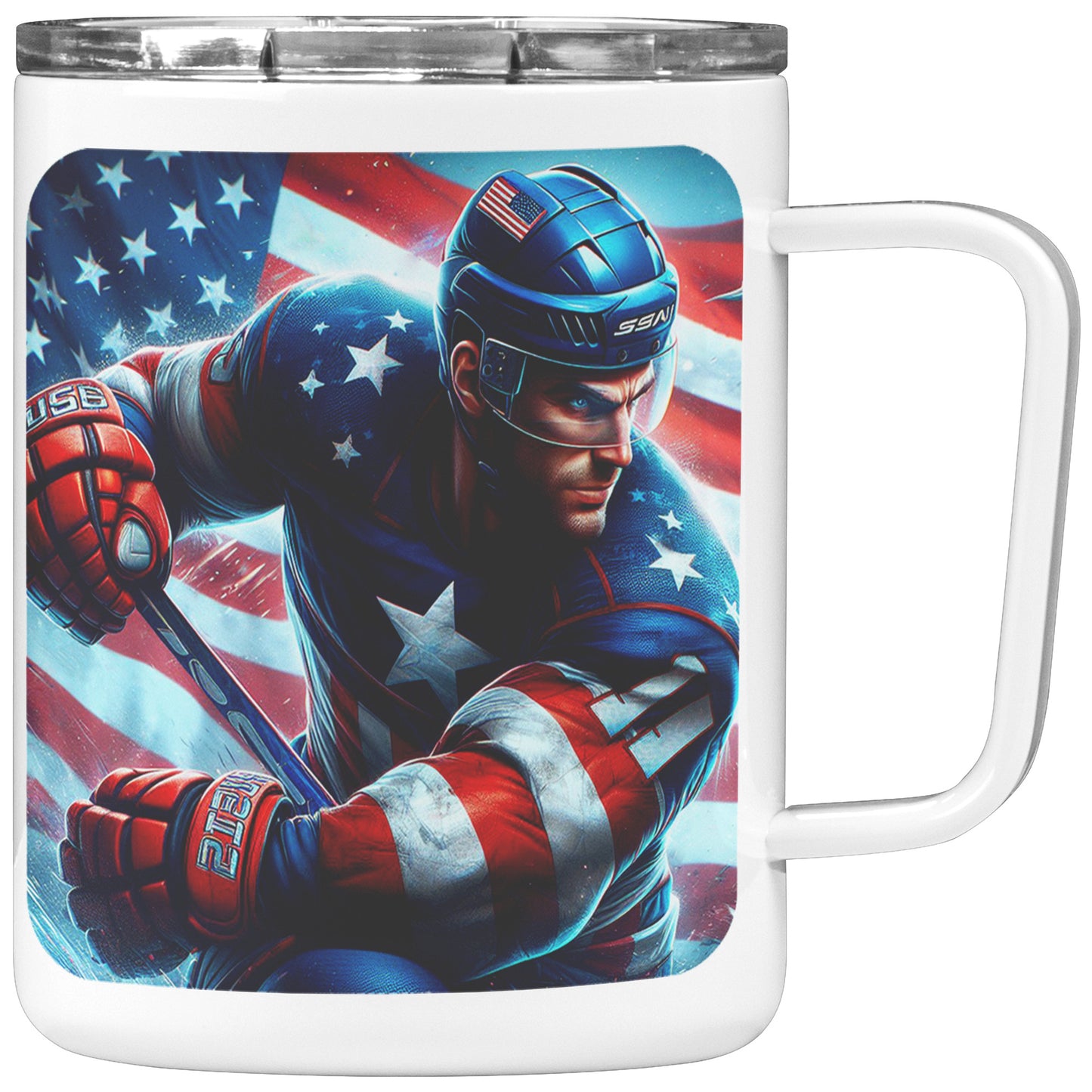 Man Ice Hockey Player - Coffee Mug #23