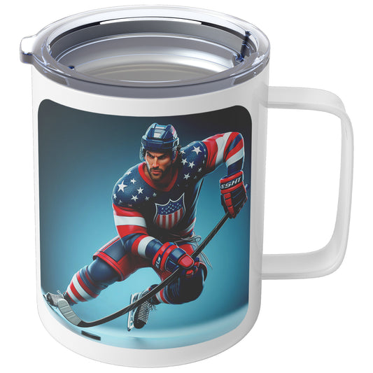 Man Ice Hockey Player - Coffee Mug #25