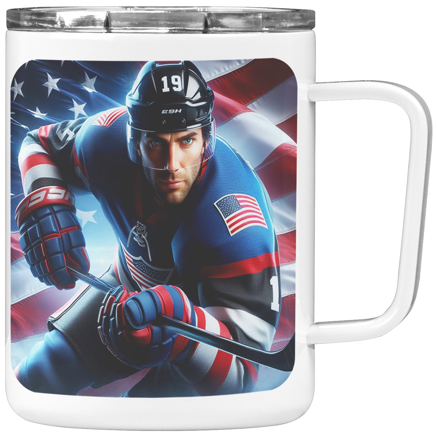 Man Ice Hockey Player - Coffee Mug #27