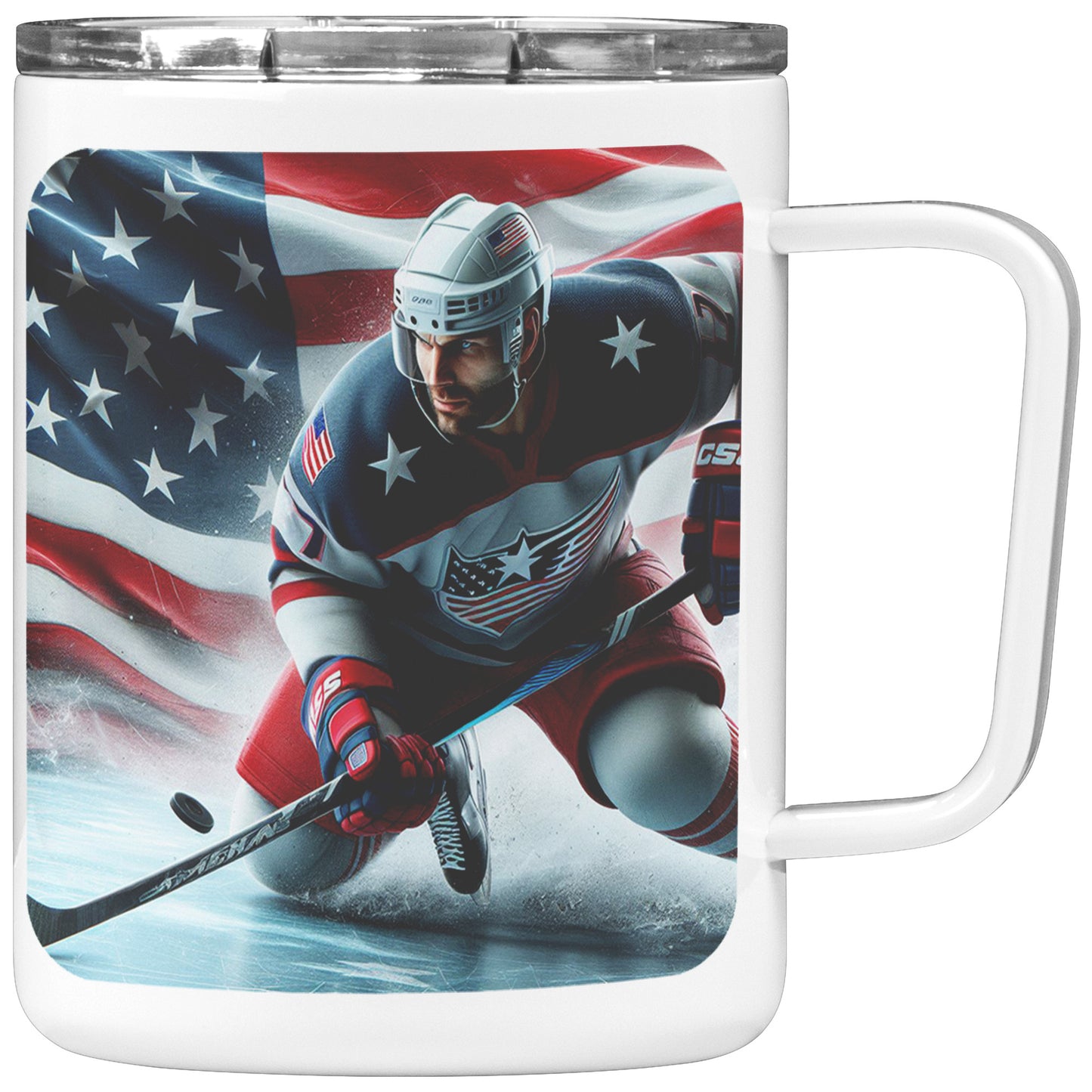 Man Ice Hockey Player - Coffee Mug #30