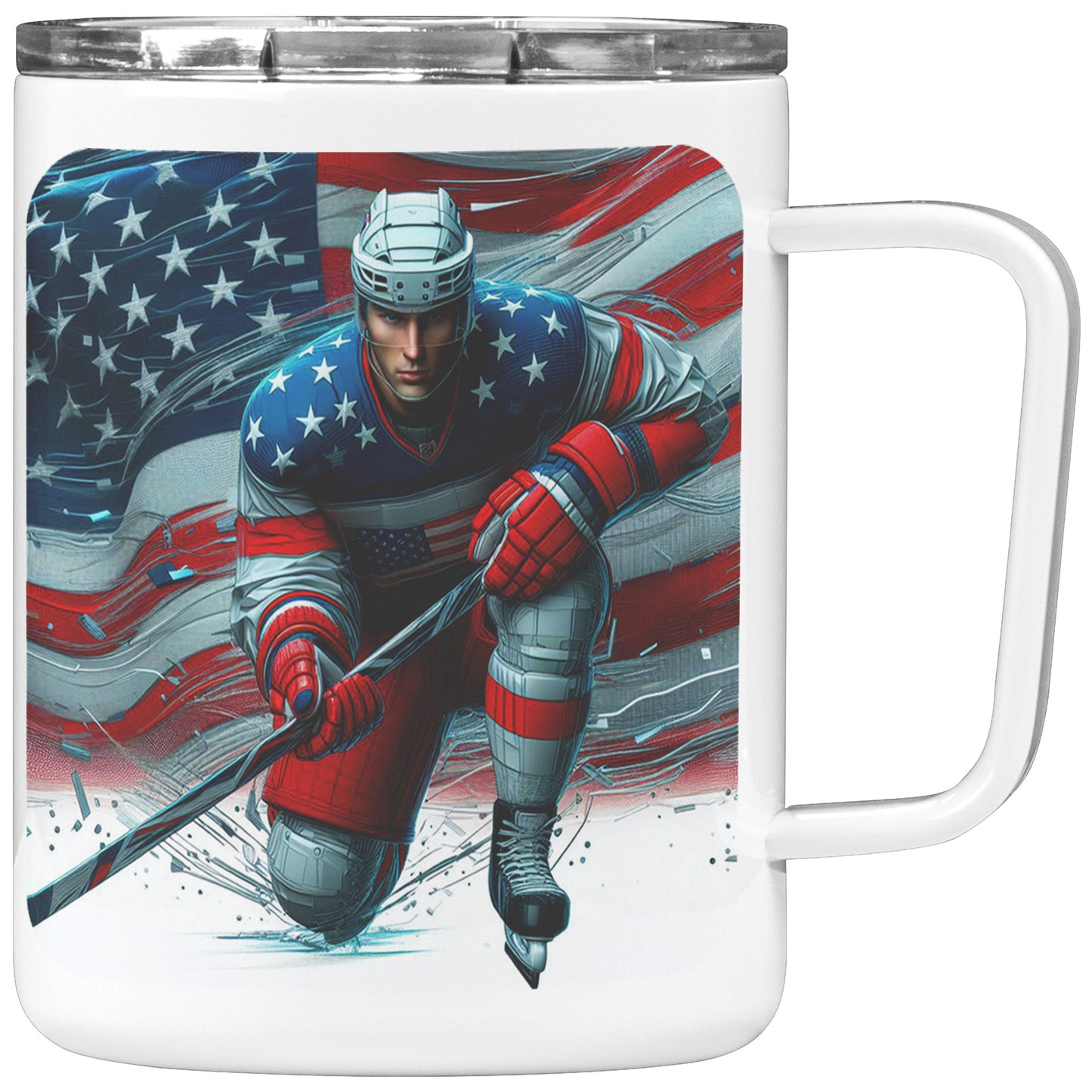 Man Ice Hockey Player - Coffee Mug #36
