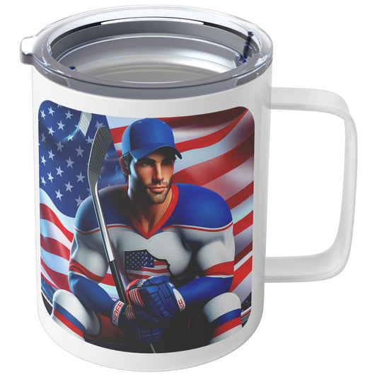 Man Ice Hockey Player - Coffee Mug #38