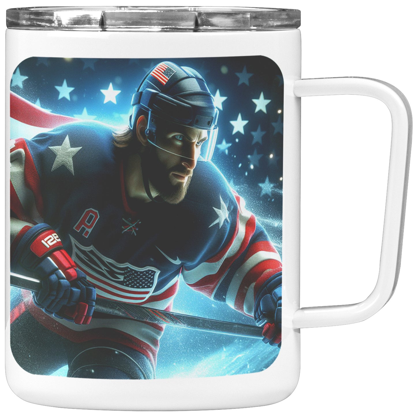 Man Ice Hockey Player - Coffee Mug #39