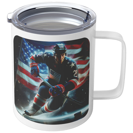 Man Ice Hockey Player - Coffee Mug #3