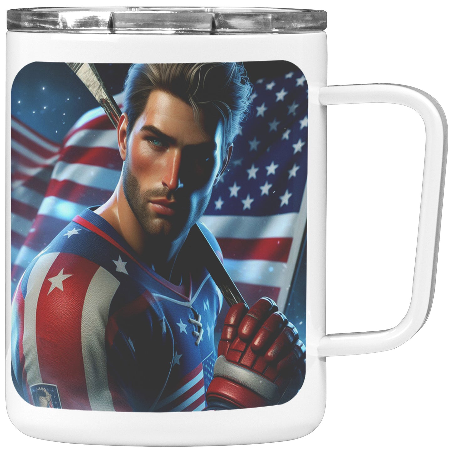 Man Ice Hockey Player - Coffee Mug #42