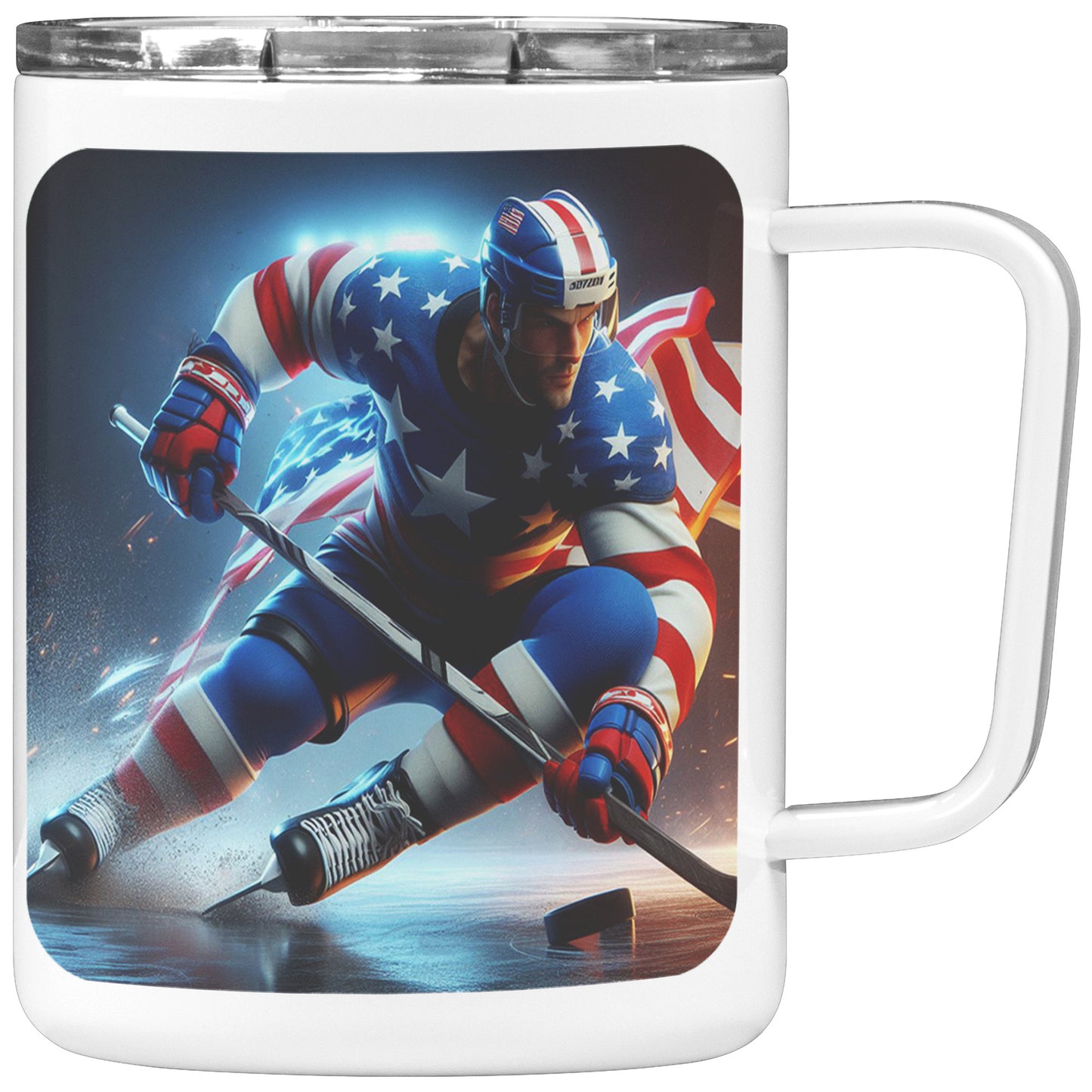 Man Ice Hockey Player - Coffee Mug #45