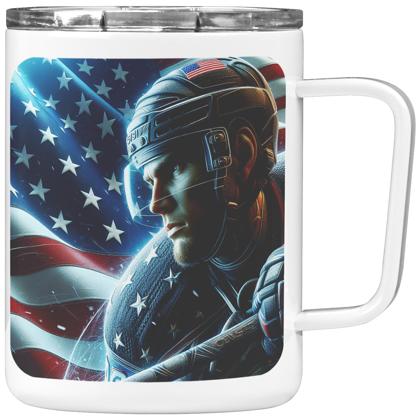 Man Ice Hockey Player - Coffee Mug #6