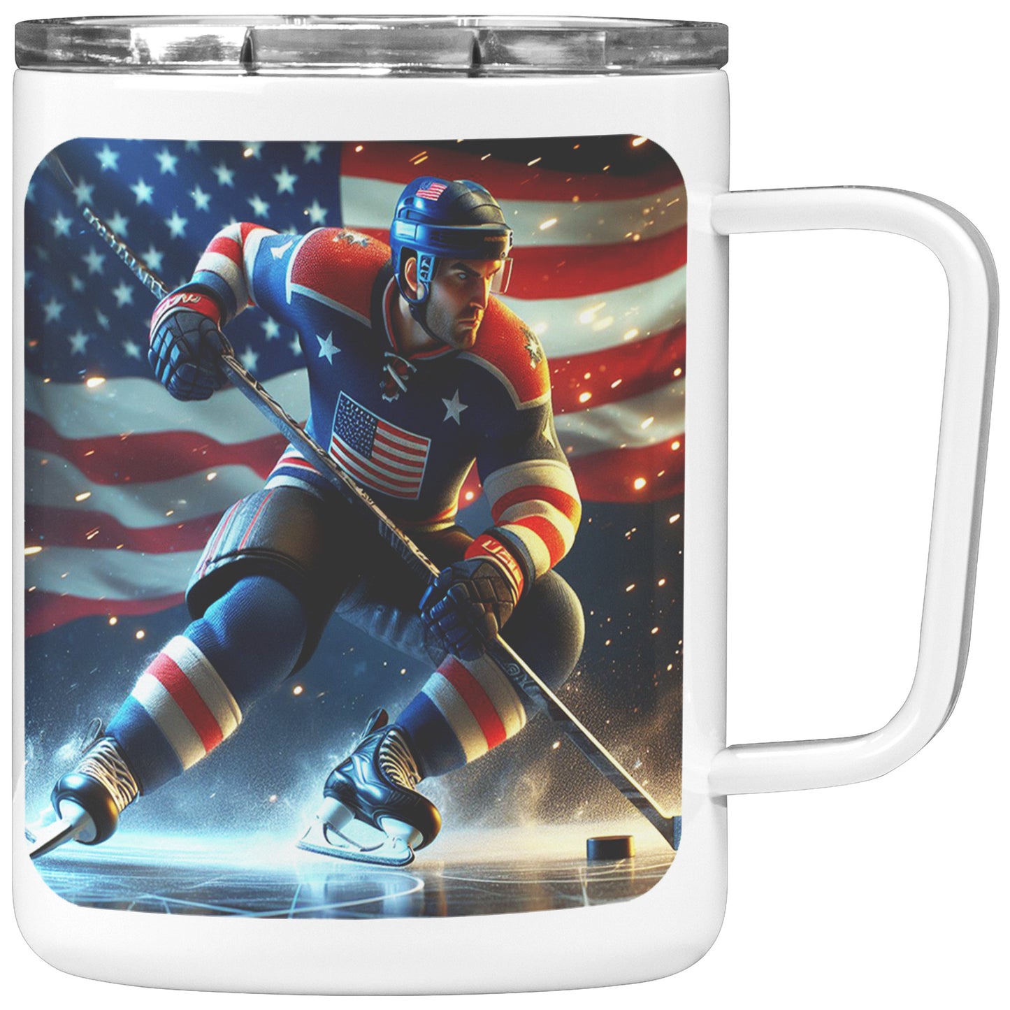 Man Ice Hockey Player - Coffee Mug #7