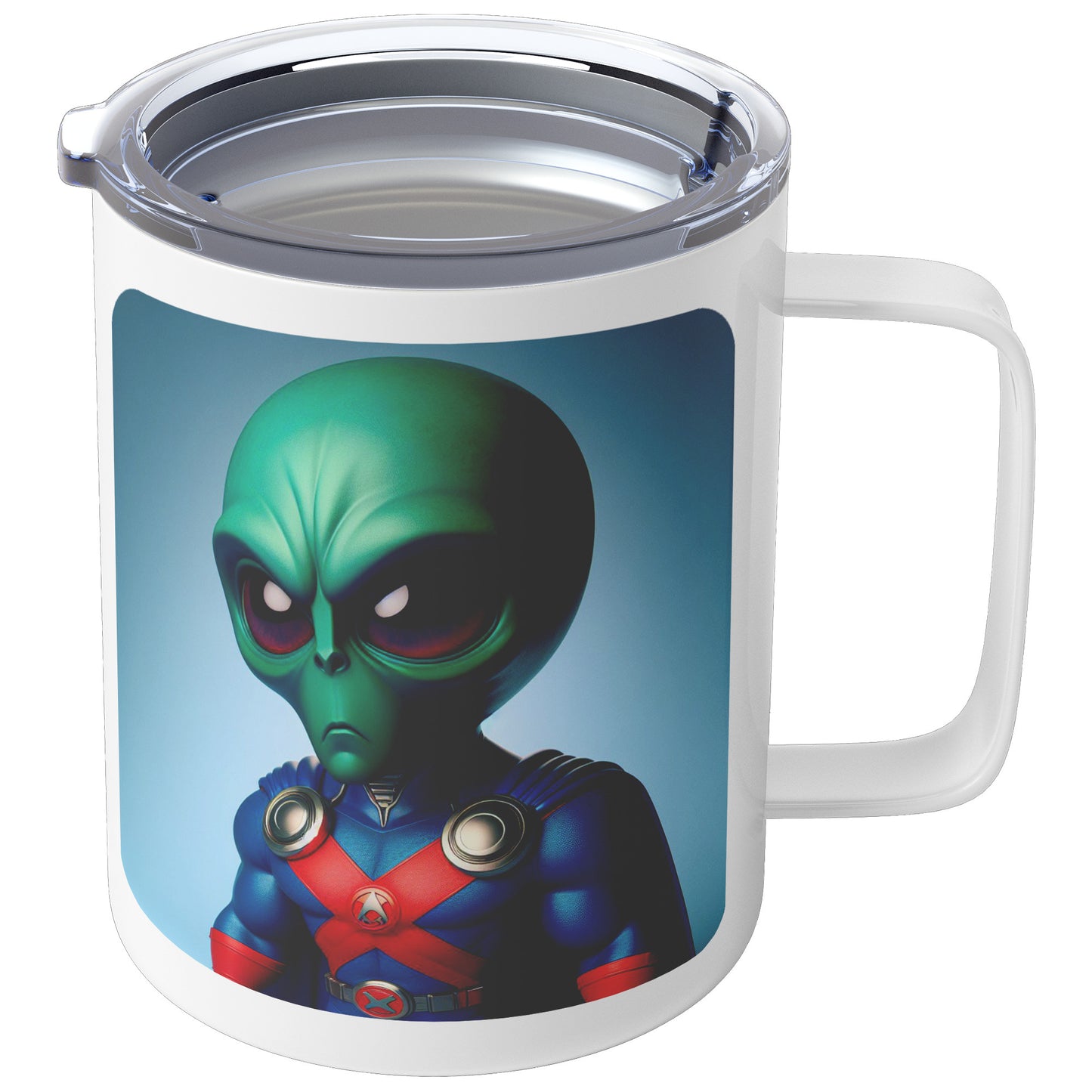 Martian Alien Caricature - Coffee Mug #11