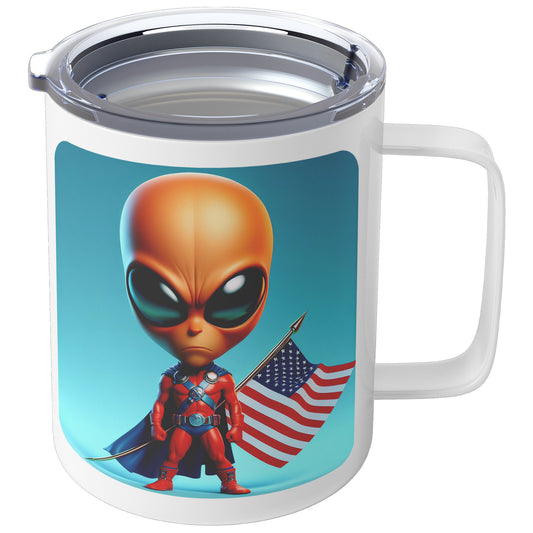 Martian Alien Caricature - Coffee Mug #19