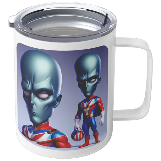 Martian Alien Caricature - Coffee Mug #18