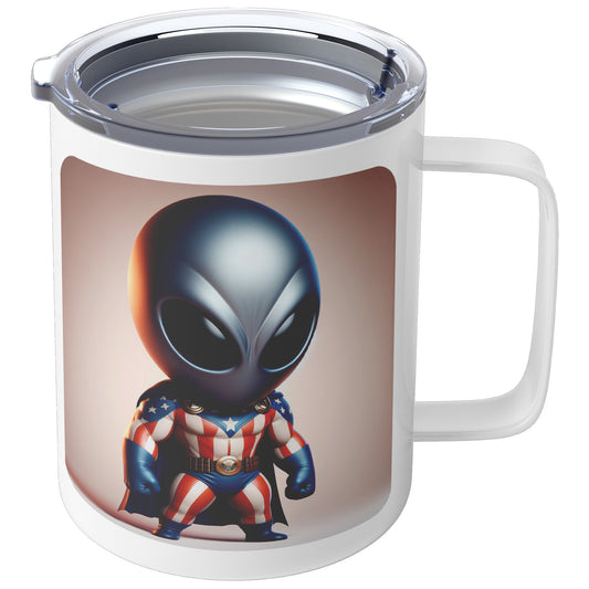 Martian Alien Caricature - Coffee Mug #15