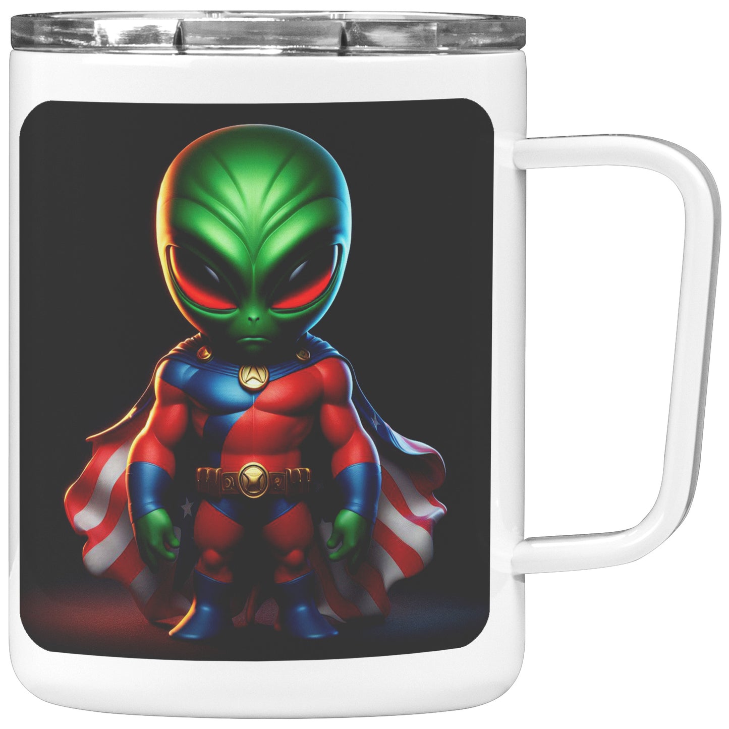 Martian Alien Caricature - Coffee Mug #1