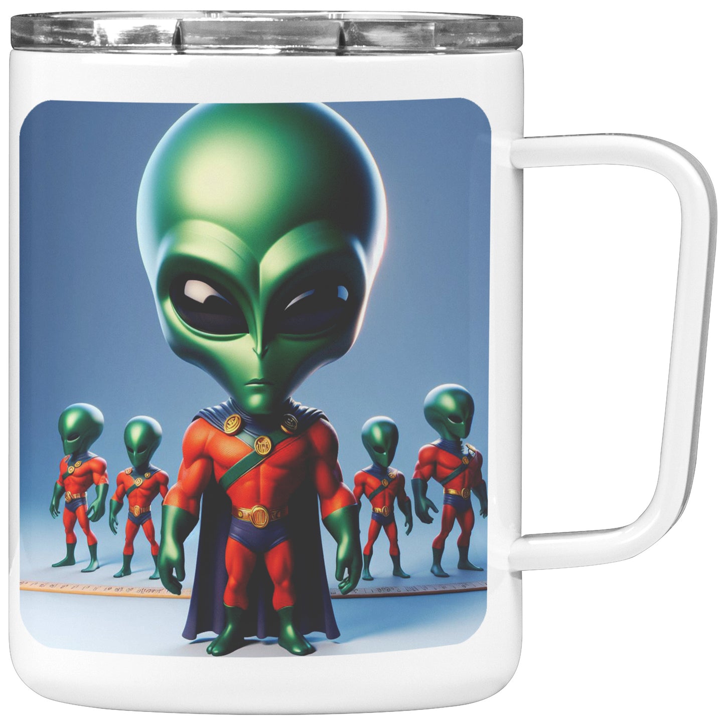 Martian Alien Caricature - Coffee Mug #13